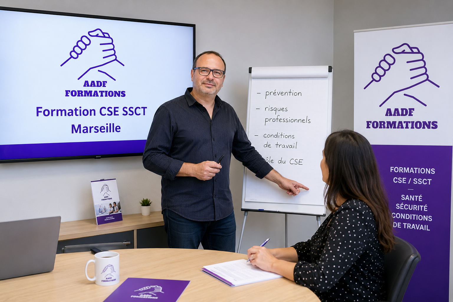 Formation SSCT obligatoire des CSE d'entreprises de moins de 50 salariés, à Marseille, Aix en Provence, Avignon, Paris, PACA, Lyon