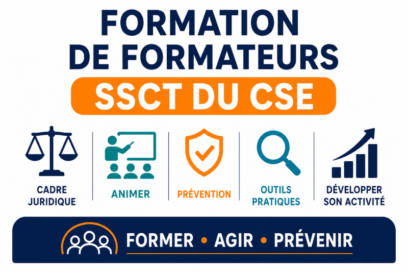 Le distanciel, modalité idéale pour les formations de formateurs SSCT du CSE avec AADF, organisme situé à Marseille